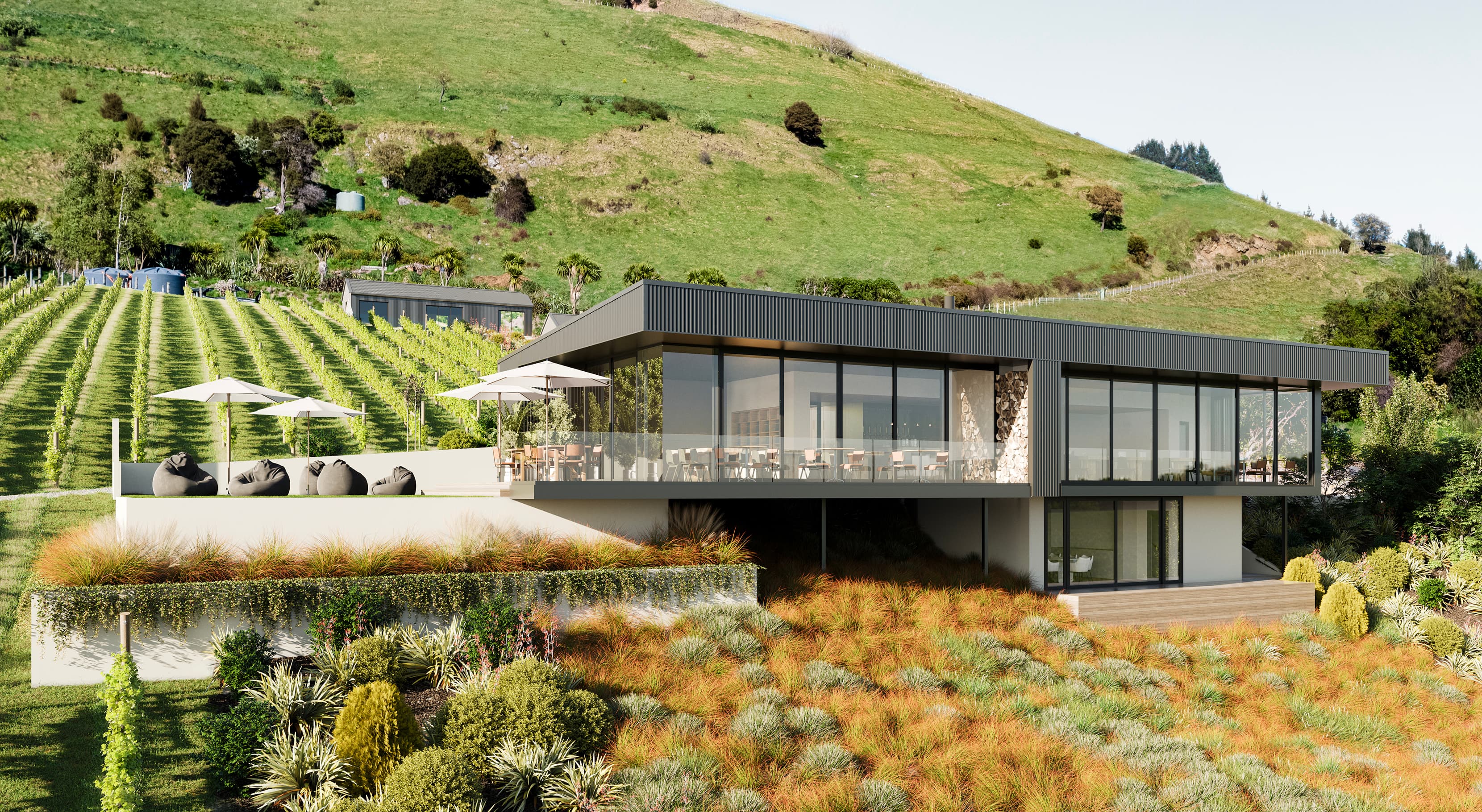 Wideshot of the cellar door