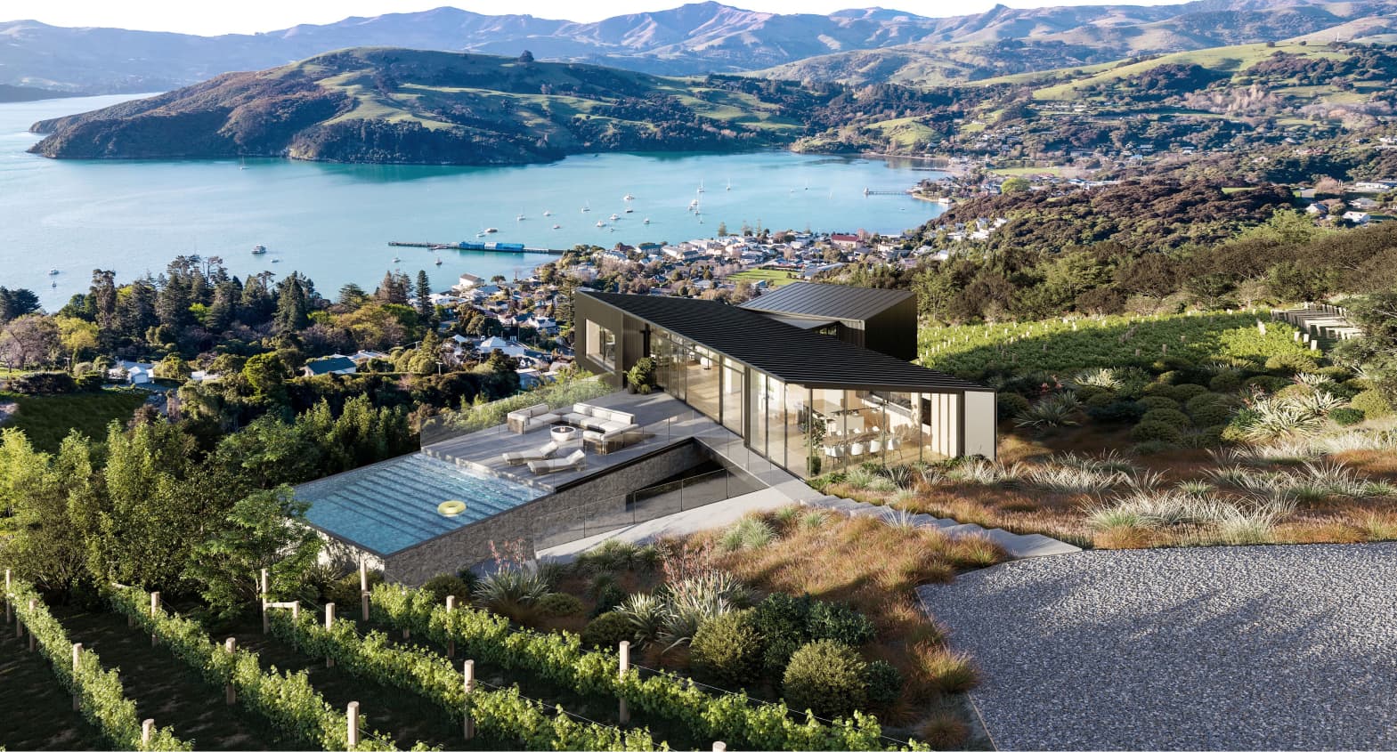 Wine shed overview
