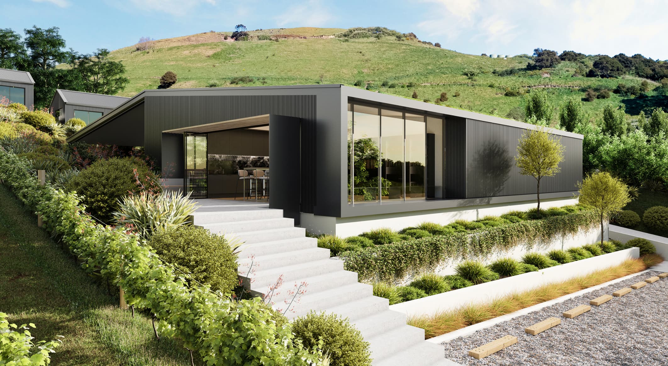 Wine shed overview